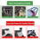 35L Motorcycle  Case with Brightness Reflectors, Large Capacity Waterproof Tail Box Black 3