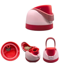 Duurzaam plastic kroonkurkvervanging lekbestendig-rood roze