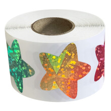 500Pcs Star Sticker 25mm Five Pointed Star Sticker Wrapping
