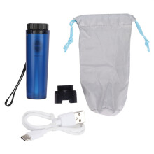 Bidé de viaje compacto con boquilla ajustable, bidé de higiene personal con batería recargable y carga USB, rociador de bidé eléctrico para