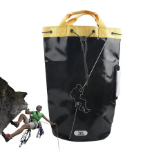 Climbing Rope Bag Multifunctional Rope Storage Backpack, LargeCapacity DrainageEquipped For Travel, Camping, Hiking