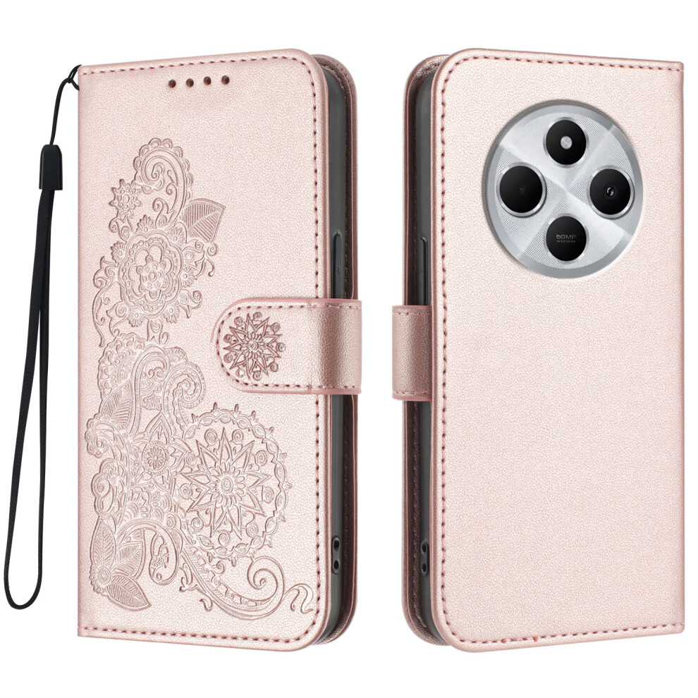 (Rose ) For Xiaomi Poco C75 4G / Xiaomi Redmi A3 Pro 4G / Xiaomi Redmi A4 5G / Xiaomi Redmi 14R 5G / Xiaomi Redmi 14C 4G Phone Cases Mand Gold 6914282098201