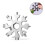 Πολυεργαλείο Snowflake, Εξαγωνικά Κλειδιά 19 σε 1, Εξωτερική Κάμπινγκ, Συμπαγής 2