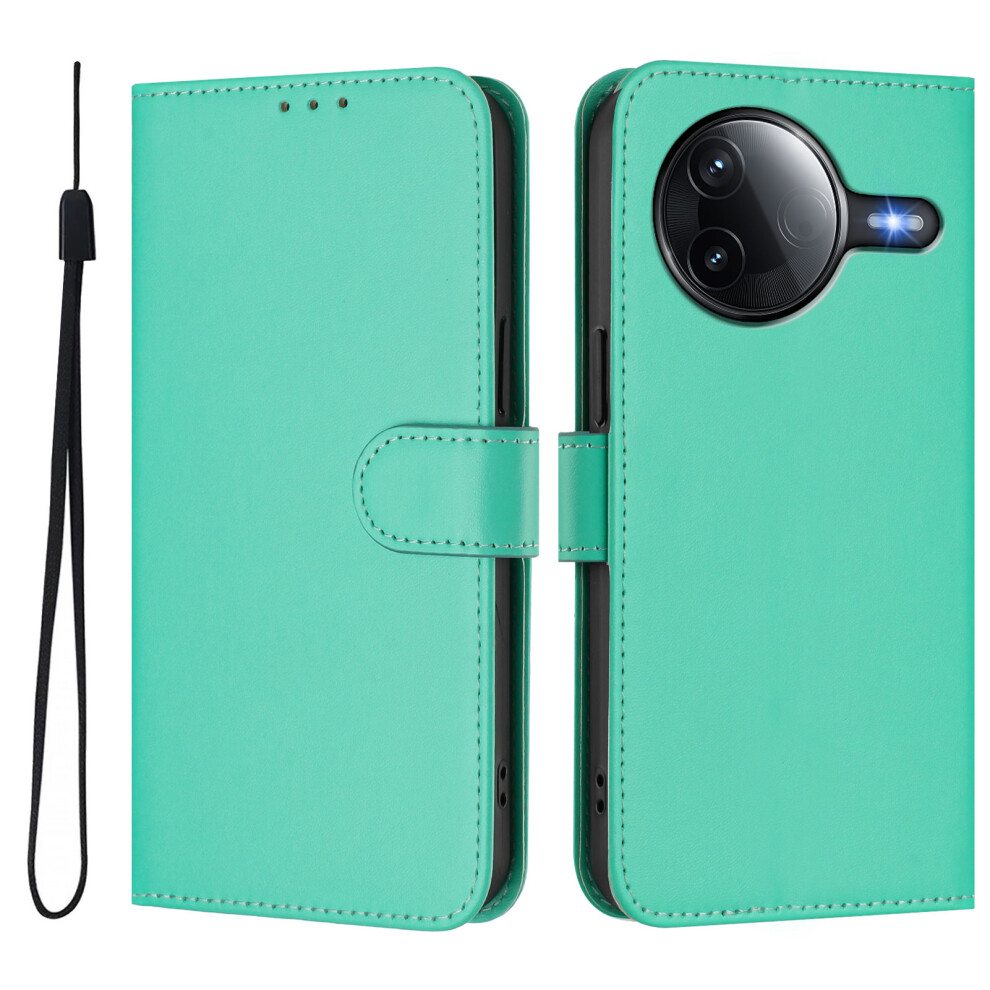 (Green) For Xiaomi Poco F7 Pro 5G / Xiaomi Redmi K80 5G / Xiaomi Redmi K80 Pro 5G / Xiaomi Poco F7 Ultra 5G Case Solid Color Wallet Leath Green 6914286810434
