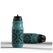 Bicycle Water Bottle 650ML Portable Outdoor Cycling Bottle for Mountain and Road Bikes Green Abstract