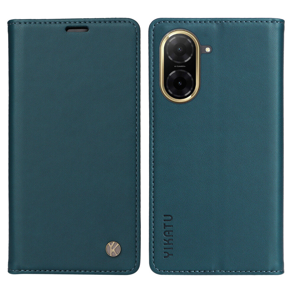 (Green) For Xiaomi Redmi A5 Nfc (Eu) (173.45Mm) Phone Cases Yikatu Magnetic Closure Pu Leather Mobile Cover Green 6914284142513