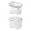 Clear Desktop Fish Bowl USB Pump Small Aquarium For Home-White 2