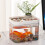 Clear Desktop Fish Bowl USB Pump Small Aquarium For Home-White 7