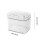 Clear Desktop Fish Bowl USB Pump Small Aquarium For Home-White 4