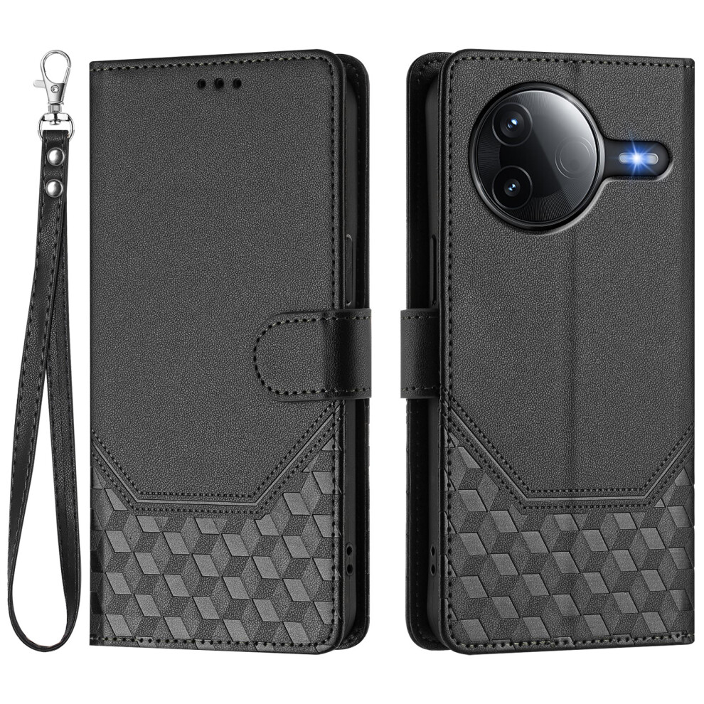 (Black) For Xiaomi Poco F7 Pro 5G / Xiaomi Redmi K80 5G / Xiaomi Redmi K80 Pro 5G / Xiaomi Poco F7 Ultra 5G Case Imprinted Honeycomb Rfid Black 6914281825594