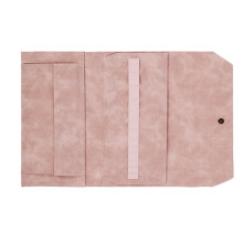 Empty Circular Knitting Needle Case with Elastic- Light pink