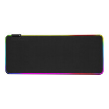 Tappetino per mouse da gioco Chroma RGB ultra-large, superficie in tessuto micro-testurizzato per la massima precisione, 8 colori dinamici + 7