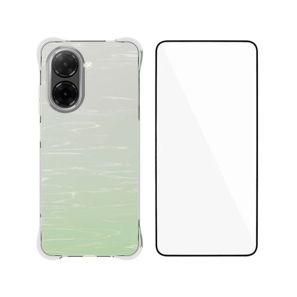 (Transparent) For Xiaomi Redmi A5 Nfc (Eu) (173.45Mm) Case Wanlonfeng Wl Series 2.0Mm Tpu Phone Cover With Tempered Glass Film 6914281856086