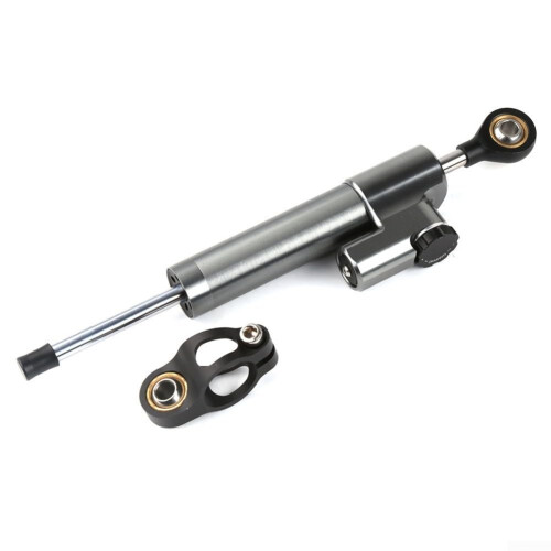 Motorcycle Steering Damper Bracket Mount 256mm Titanium for Enhanced Stability and Control