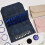 Empty Circular Knitting Needle Case with Elastic- Light pink 2