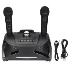 Entertainment Hub, Bluetooth karaokemachine met led-verlichting en DSP-audioprocessor voor een onvergetelijke zangervaring, goede kwaliteit, goed