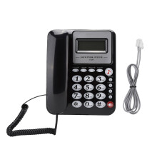 Festnetztelefon für seh- und hörbehinderte Senioren, schnurgebundenes Telefon für Senioren, Freisprechfunktion, Anrufer-ID, Kurzwahlverstärkung,