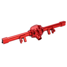 Eje trasero de aleación de aluminio ligero para piezas de repuesto de coches RC. Ensamblado. Fácil de usar. Ensamblaje del eje delantero.
