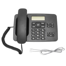 Kabelgebundenes Telefon mit Freisprechfunktion, hintergrundbeleuchtetem Display für die Kommunikation im Homeoffice/an der Rezeption, Anrufanzeige,