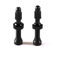 Válvula Presta para bicicleta, aluminio anodizado ligero y resistente a la corrosión, válvula de vacío con tecnología sin cámara para