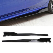 Car Side Skirts for Audi Q6 etron 2024 2025 Side Skirt Extension Lip Kit Panel Splitter Accessories Bright Black