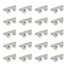 20 Pairs Magnetic Buttons Magnetic Snaps Easy to Use-silver