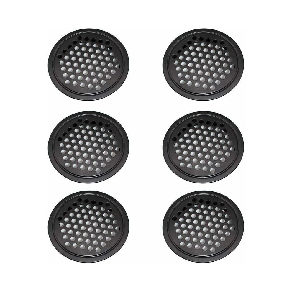 Stainless Steel Circular Soffit Vent, Air Vents For Wide Application, Durable Oxidation Resistance Mesh Hole Louver For Locker Drawer (6 Pieces) 9198585117570