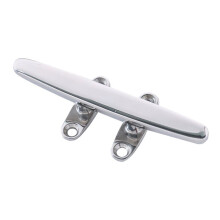 Marint tilbehør Flat Top Trimline Cleat, slitesterkt V2A rustfritt stål med korrosjonsbestandighet for bredt bruksområde, kraftig og utsøkt arbeid