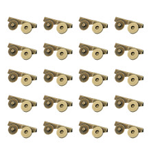 20 Pairs Magnetic Snaps Magnetic Buttons-Ancient bronze