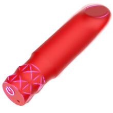 Mini Bullet Vibrator For Women, 10 Vibration Modes, LipstickStyle GSpot Vibrator, Portable Red Travel Size