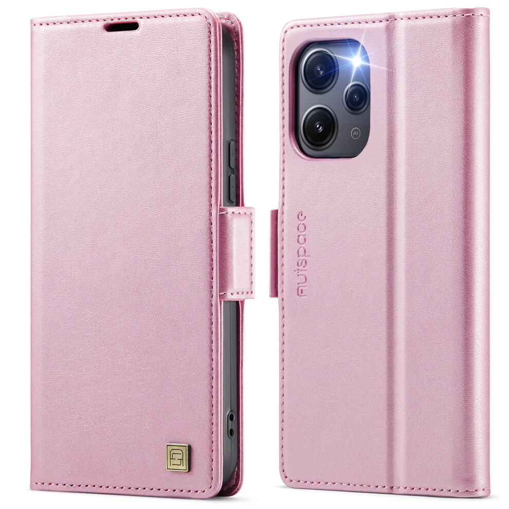 (Pink) For Xiaomi Redmi 12 5G (Global) / Xiaomi Redmi Note 12R 5G / Xiaomi Poco M6 Pro 5G / Xiaomi Redmi 12 4G Case Autspace A11 Rfid Bl Pink 6914289768138