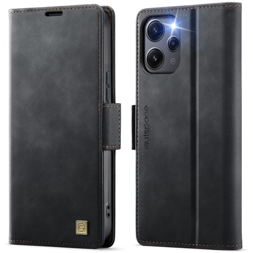 (Black) For Xiaomi Redmi 12 5G (Global) / Xiaomi Redmi Note 12R 5G / Xiaomi Poco M6 Pro 5G / Xiaomi Redmi 12 4G Case Autspace A11 Rfid Bl Black 6914284637798