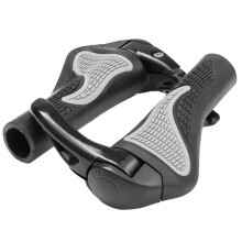 Cykelhandtag med vingar, ergonomiska gummigrepp, stötdämpande och vibrationsreducerande för komfort vid handleden, kompatibel med de flesta cyklar