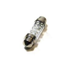 Compatibel met Mazda CX-7 ER 264 42mm rode LED-interieurverlichting voor de kofferbak.