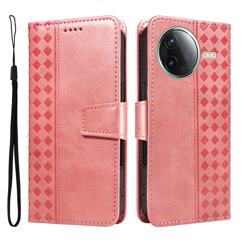 (Rose ) For Xiaomi Redmi K80 Pro 5G / Xiaomi Poco F7 Ultra 5G / Xiaomi Poco F7 Pro 5G / Xiaomi Redmi K80 5G Leather Case Wallet Stand Gri Gold 6914283865338