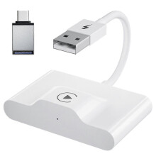 Draadloze CarPlay-adapter bedraad aansluiten op draadloze CarPlay-dongle voor wifi-online-updates. Draadloze CarPlay-adapter B.