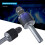 Μικρόφωνο Karaoke με εφέ αλλαγής φωνής, μικρόφωνο Bluetooth για παιδιά και ενήλικες, καλή 6