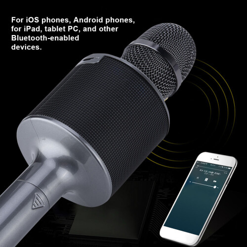 Μικρόφωνο Karaoke με εφέ αλλαγής φωνής, μικρόφωνο Bluetooth για παιδιά και ενήλικες, καλή 2