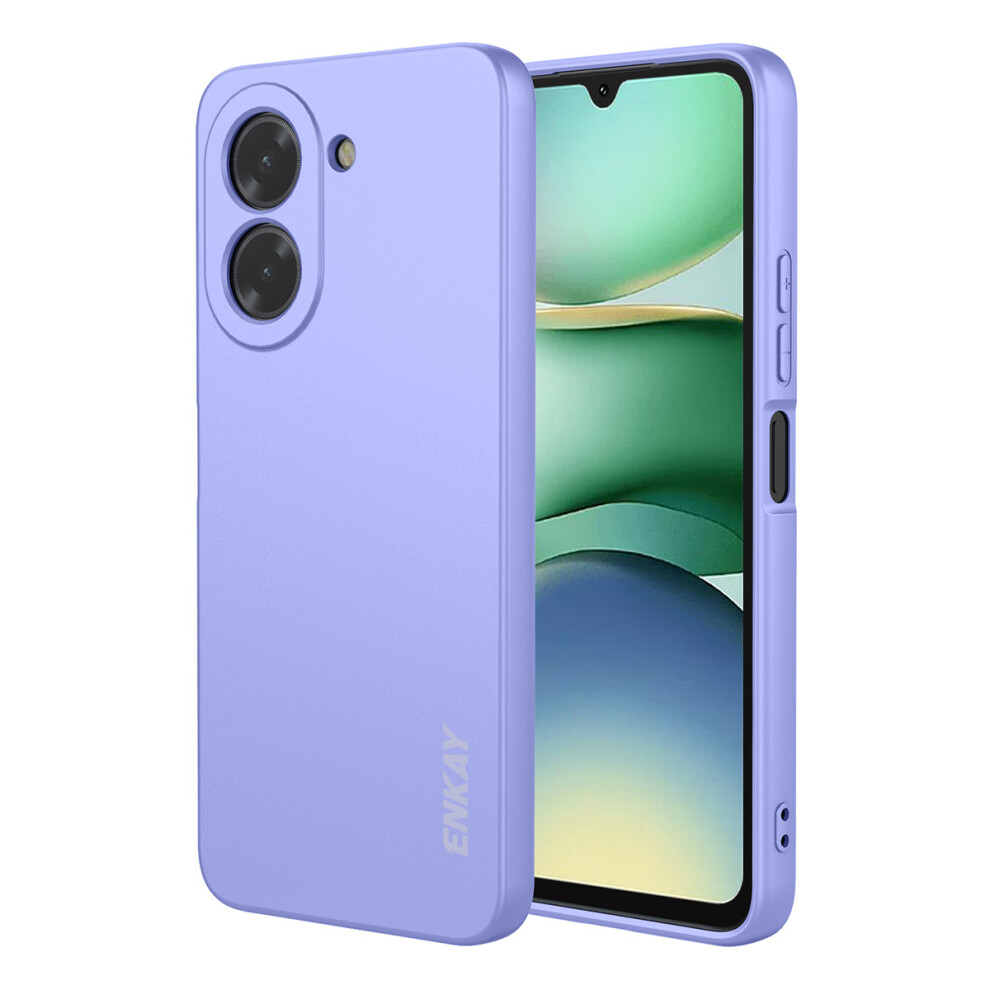 (Purple) For Xiaomi Redmi A5 4G (171.7Mm) Silicone Case Enkay Hat Prince Straight Edge Cell Phone Back Cover Purple 6914289593778