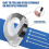 6 rollen reliëflabeltape 3D plastic wit op zwart 9 mm x 3 meter 4