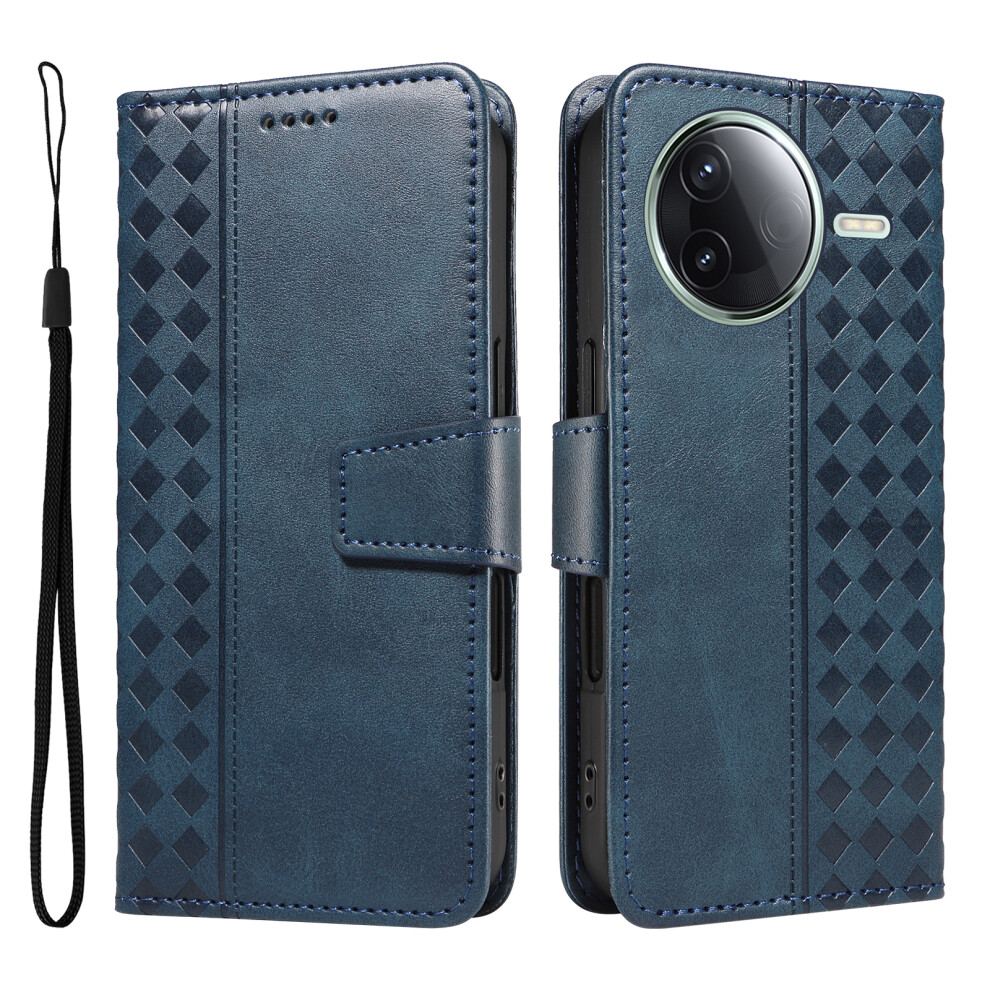 (Blue) For Xiaomi Redmi K80 Pro 5G / Xiaomi Poco F7 Ultra 5G / Xiaomi Poco F7 Pro 5G / Xiaomi Redmi K80 5G Leather Case Wallet Stand Gri Blue 6914284825102