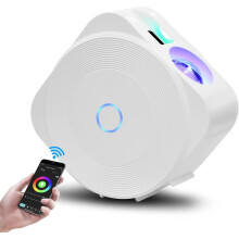 Slimme sterrenprojector Galaxy Light, planetariumprojector voor thuis met app-bediening | Muzieksynchronisatie | 24-uurs timerstanden | Inst