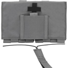 Airsoft Hunting Medical Emergency First Aid Kit EMT Bag MOLLE IFAK Pouch Grey Backpack Vest Belt Outdoor Tactical Gear
