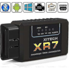 OBD2-Kfz-Diagnosegerät, OBD2-Bluetooth-Adapter, OBD II-Kfz-Diagnosescanner, ELM327 VCDS Wireless Universal-Codeleser für BMW und Ford V