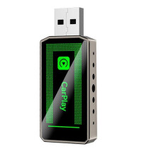 2-in-1 slimme AI-box, draadloze CarPlay-adapter, Android Auto/CarPlay USB-dongle, bedrade CarPlay naar draadloze verbinding
