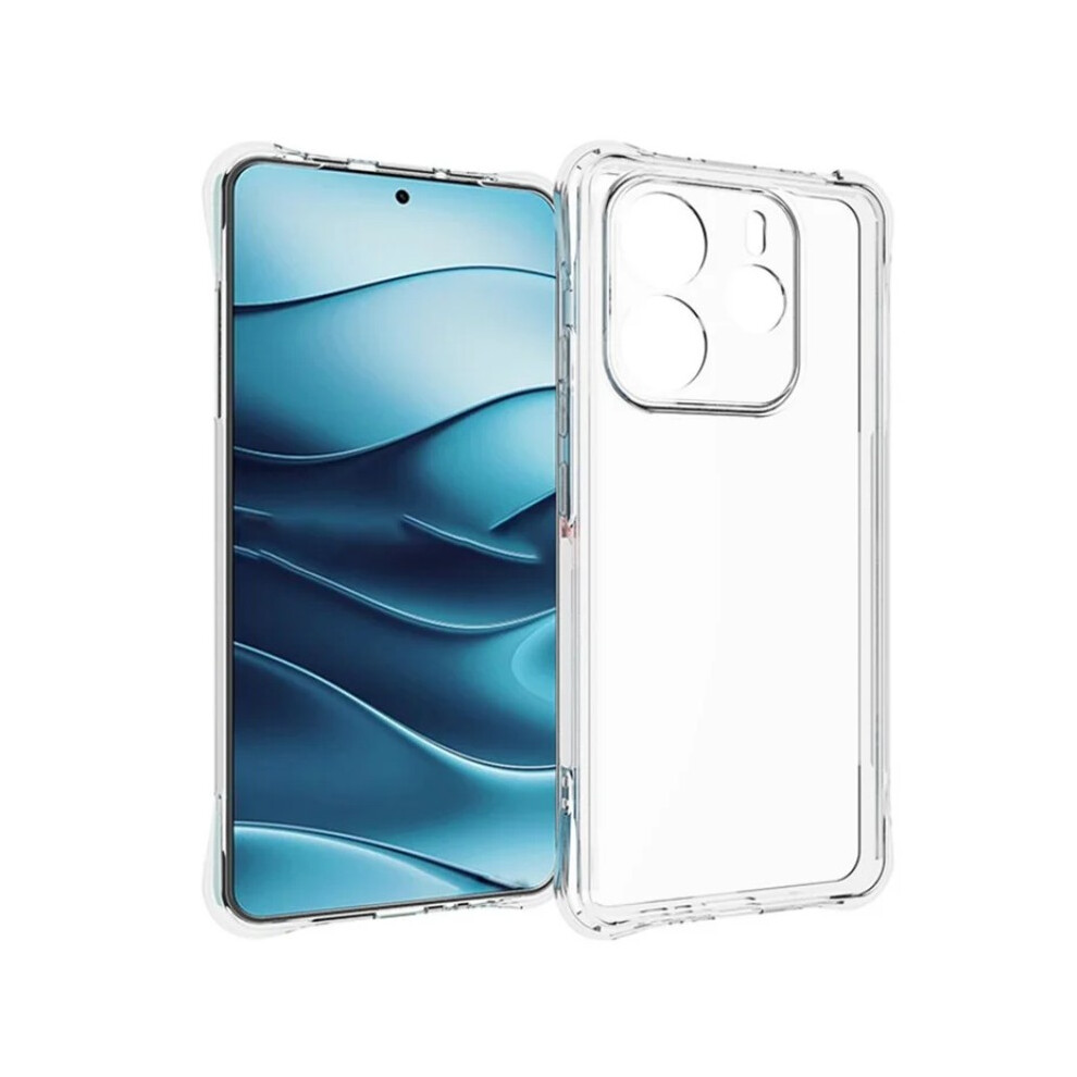 (Transparent) For Xiaomi Redmi Note 14 5G Clear Tpu Case Wanlonfeng Tm Series 2.0Mm Phone Back Cover 6914289523423