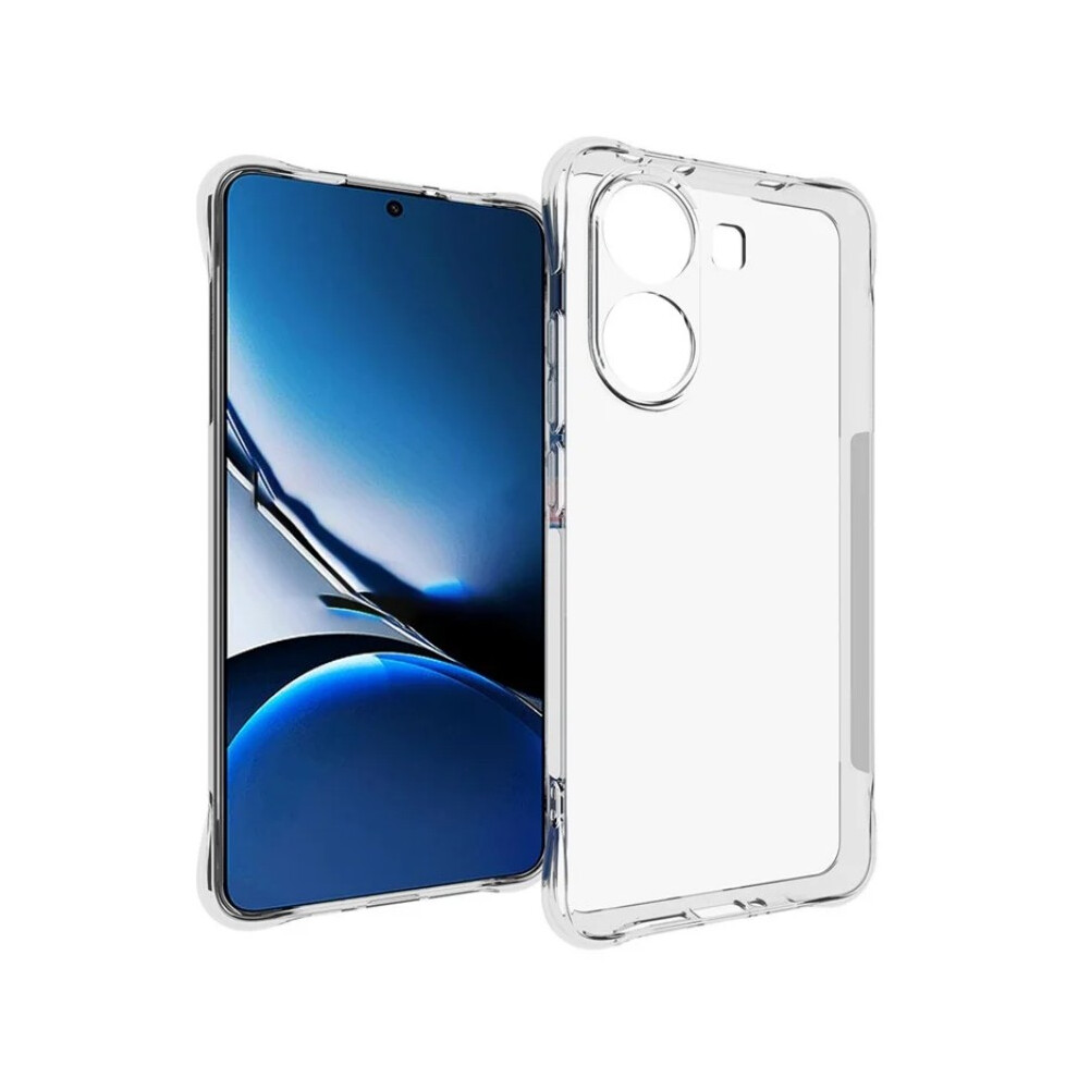 (Transparent) For Xiaomi Redmi Turbo 4 5G / Xiaomi Poco X7 Pro 5G Clear Tpu Case Wanlonfeng Tm Series 2.0Mm Phone Back Cover 6914281926697