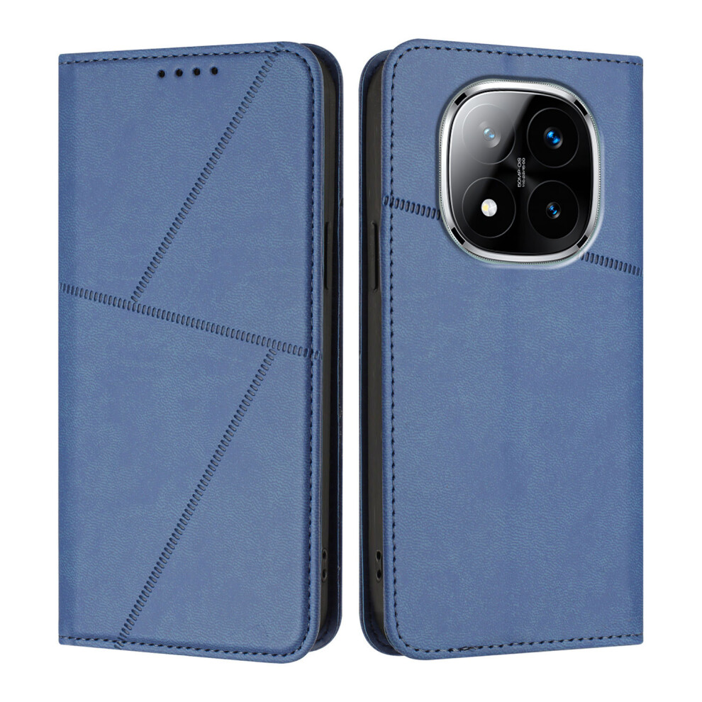 (Royal ) For Xiaomi Redmi Note 14 Pro+ 5G / Xiaomi Redmi Note 14 Pro 4G / Xiaomi Poco X7 5G / Xiaomi Redmi Note 14 Pro 5G Wallet Case Magn Blue 6914288220330