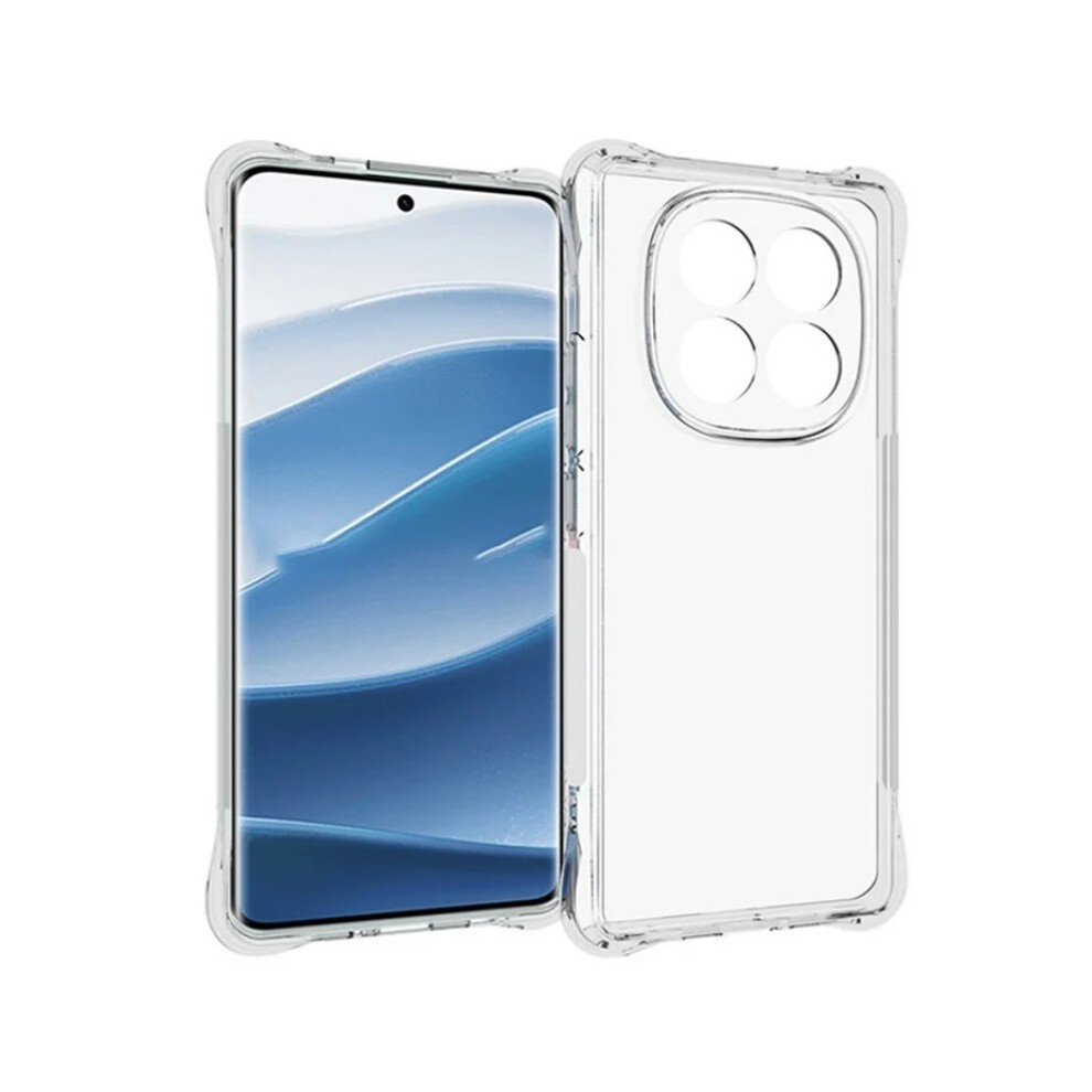 (Transparent) For Xiaomi Redmi Note 14 Pro+ 5G Clear Tpu Case Wanlonfeng Tm Series 2.0Mm Phone Back Cover 6914287991965