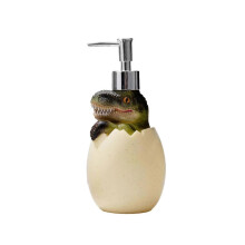 Dinosaurus zeepdispenser voor lotion en crème, multifunctioneel accessoire voor binnen, buiten, op reis, op de camping, draagbaar